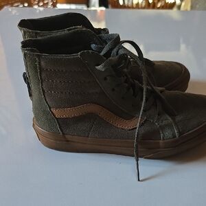 Vans Kids Sneakers in Olive and Brown